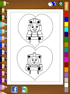 Coloring for Thomas Friends