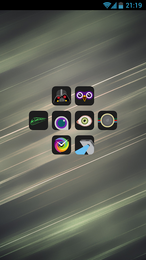    HD Dark Free - Icon Pack- screenshot  