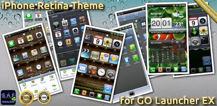 iPHONE RETINA GO Theme v1.11 APK