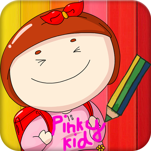 Coloring Kid Pinky LOGO-APP點子