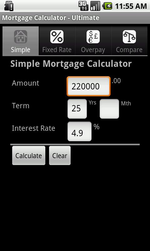 Mortgage Calculator Ultimate Screen 1