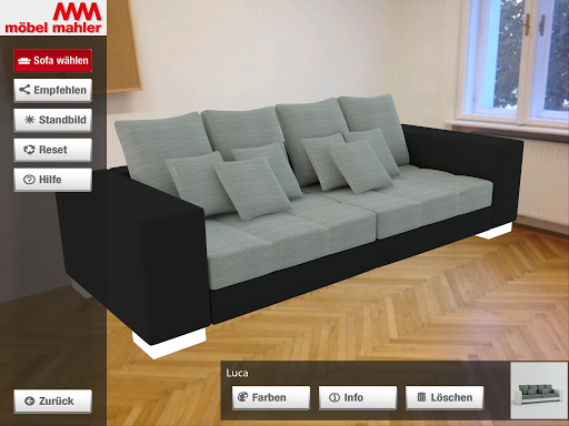 【免費生活App】Mahler Sofas Augmented Reality-APP點子