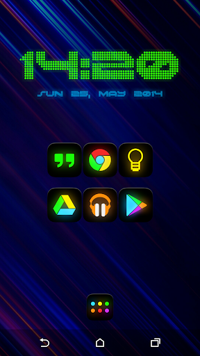 Neon Glow - Zooper Widget