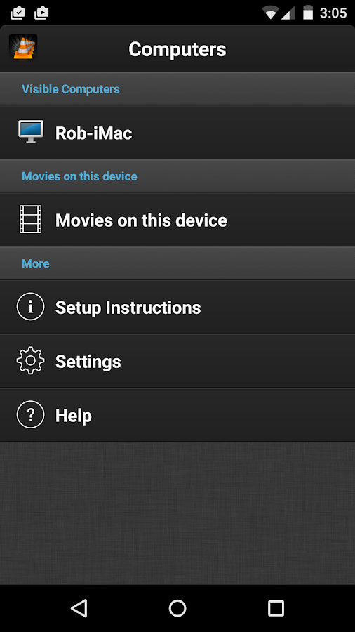 VLC Streamer - screenshot