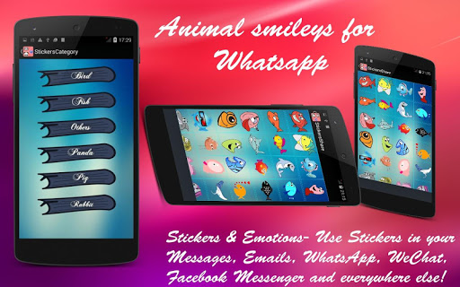 【免費娛樂App】Animal Smileys for Whatsapp-APP點子