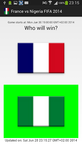 【免費運動App】France vs Nigeria FIFA 2014-APP點子