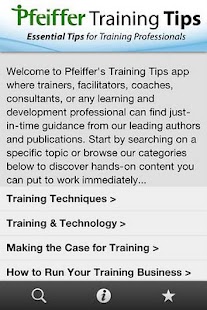Pfeiffer Training Tips Screenshots 1