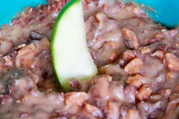 Toffee Cream Cheese Apple Dip