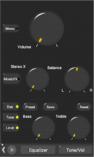 Lastest Poweramp Skin Dark Minimal APK for PC