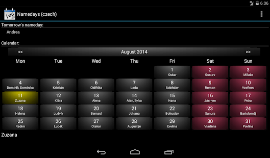 Namedays Screenshots 3