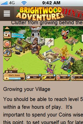Hints to Brightwood Adventures Screen 2