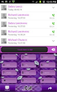Free Download GO CONTACTS-DiamondPlaidPurple APK for Android