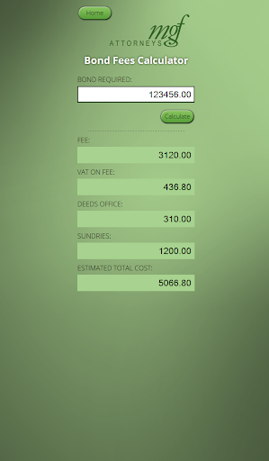 【免費財經App】MGF Attorneys Bond Calculator-APP點子