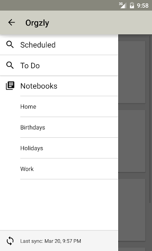 Orgzly: Notes To-Do Lists