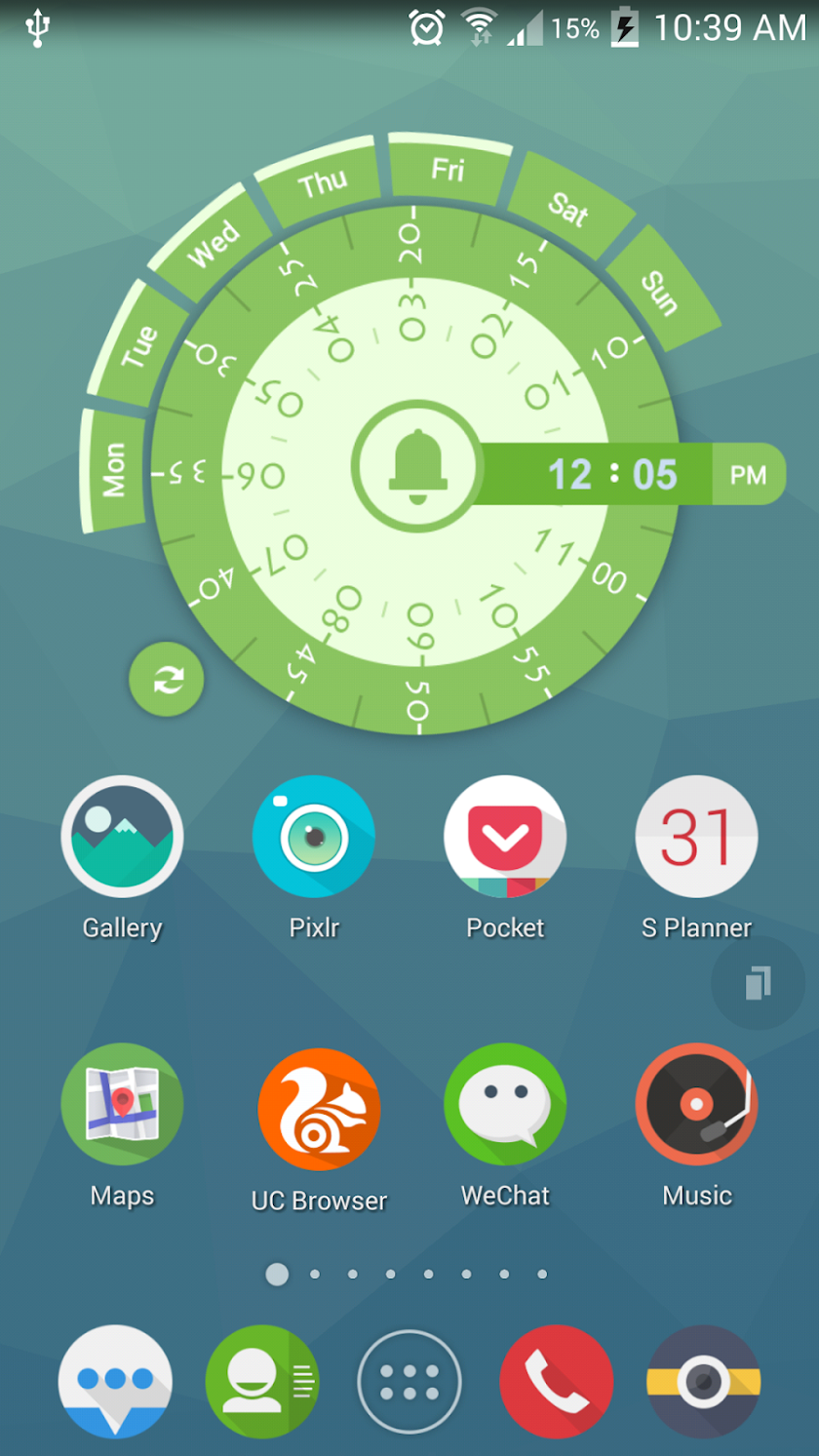 TSF Shell Flat Theme Screen 2