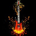 3D lovely Guitar logo