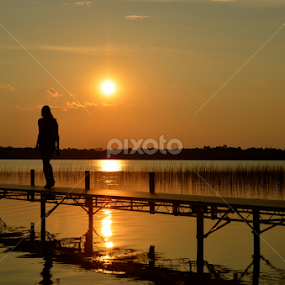 Sunset, Bemidji, Minnesota by Kathleen Koehlmoos - Novices Only Landscapes