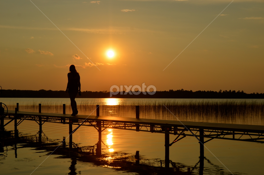 Sunset, Bemidji, Minnesota by Kathleen Koehlmoos - Novices Only Landscapes