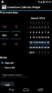 Lastest Countdown Calendar Widget APK for Android