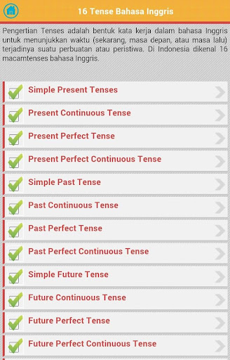 16 Tenses Bahasa Inggris