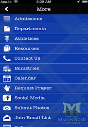 Macon Road Baptist School poster 2