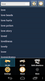 English Bosnian dictionary poster 1