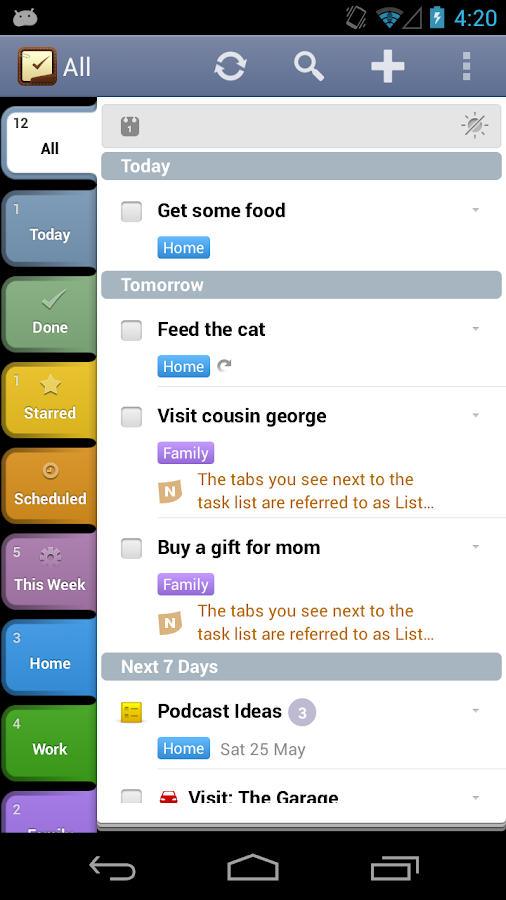 2Do: To do List | Task List - screenshot