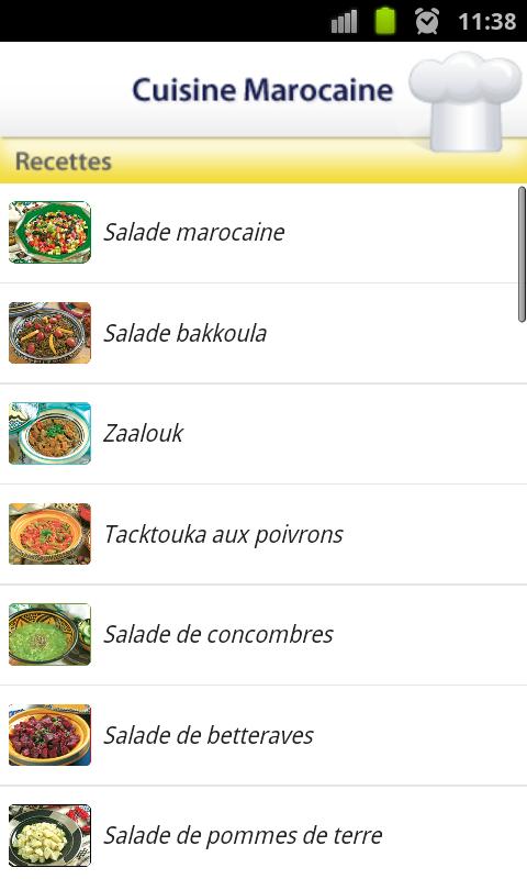 Cuisine Marocaine Screen 2