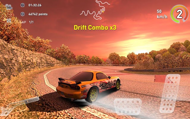 Real Racing Drift Car - pantalla