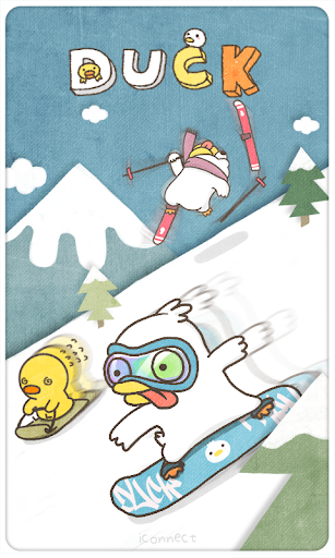 Duck ski go locker theme