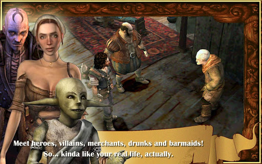 Игра "The Bard's Tale" на Андроид