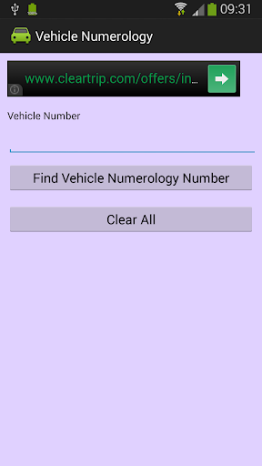 Vehicle Numerology