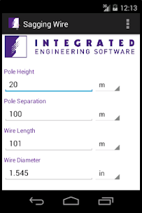 Lastest Sagging Wire Calculator APK