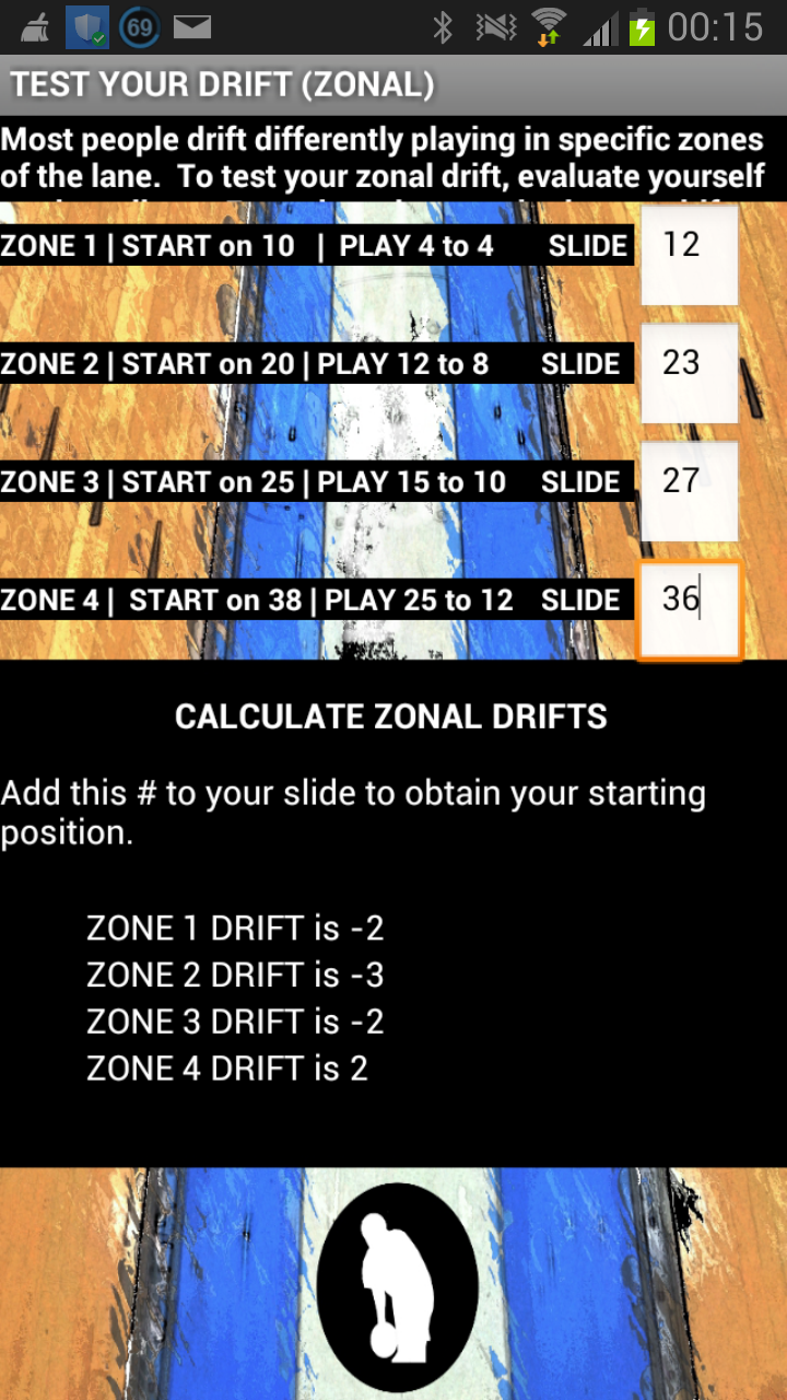 Lane Play Alignment Calculator Screen 3