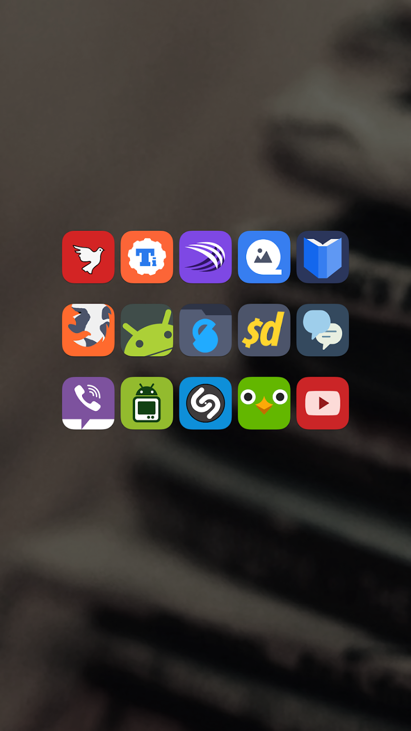 Flat iOS 7 Go Apex Nova Theme Screen 2