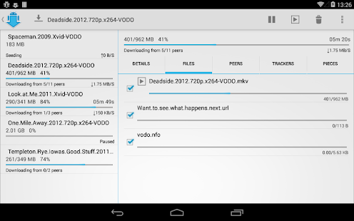 aTorrent - Torrent Downloader - screenshot thumbnail
