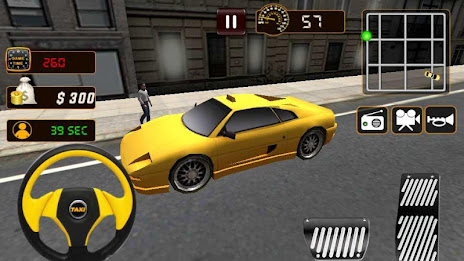 Super Taxi Parking Driver 3D poster 19