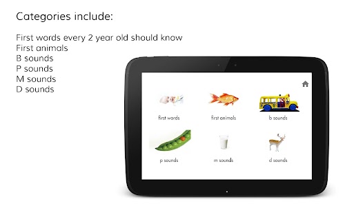 Android application Baby First Words &amp; Sounds screenshort