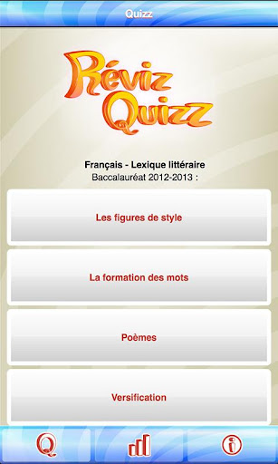 RévizQuizz Français Bac 2014