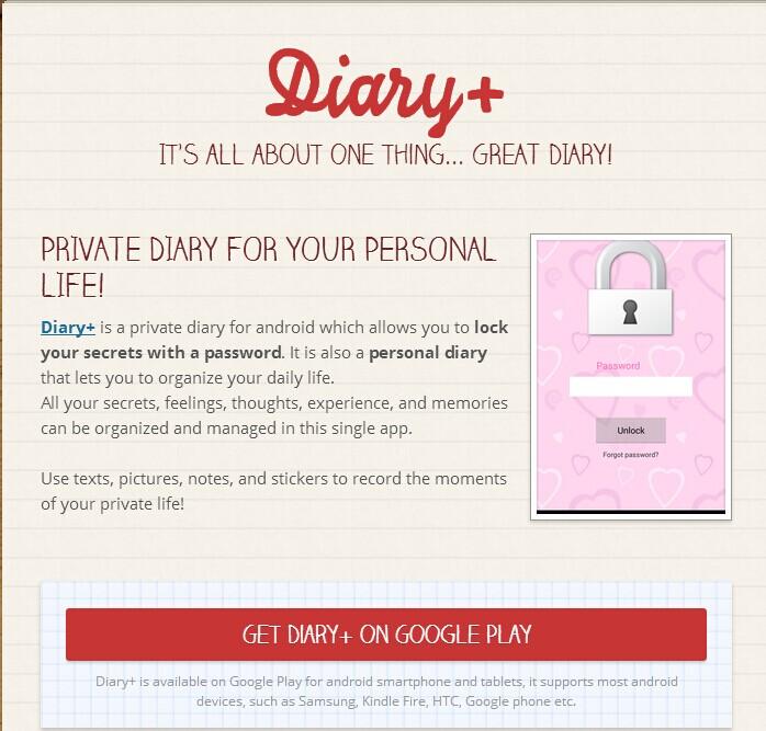 Diary And Journal ␔ Private Writing With Free App!