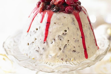 Christmas pudding ice cream