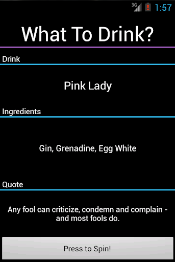What To Drink