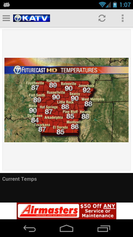 KATV Channel 7 Weather - Android Apps on Google Play