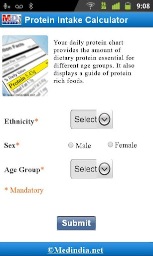 Protein Intake Calculator