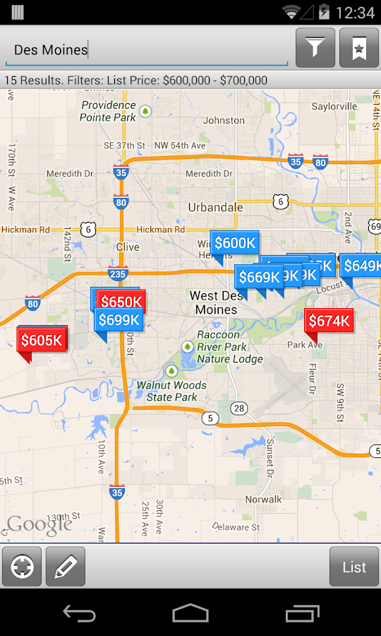 DMAAR Mobile MLS - screenshot