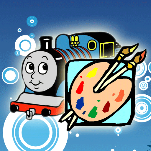 Coloring Book the Train
