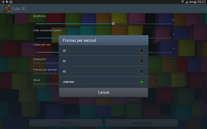 Cube 3D Live Wallpaper poster 13