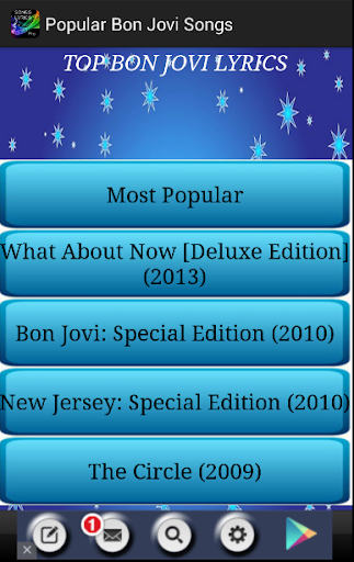 Bon Jovi Songs
