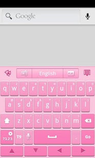 Pink GO Keyboard Theme