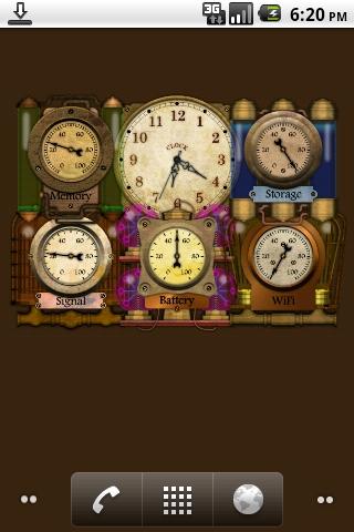 Android application System Monitor Wallpaper 2 screenshort